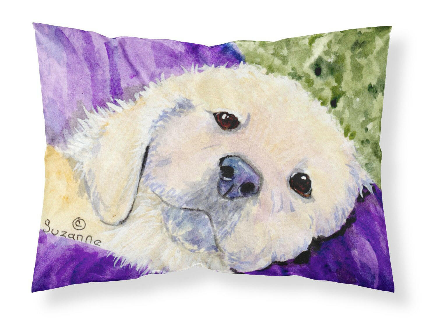Golden Retriever Standard Pillowcase Lightweight Super Soft Easy Care Decorative Artwork Pillowcase, Standard