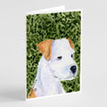 Jack Russell Terrier Greeting Cards Pack of 8 Blank Cards with Envelopes Whimsical A7 Size 5x7