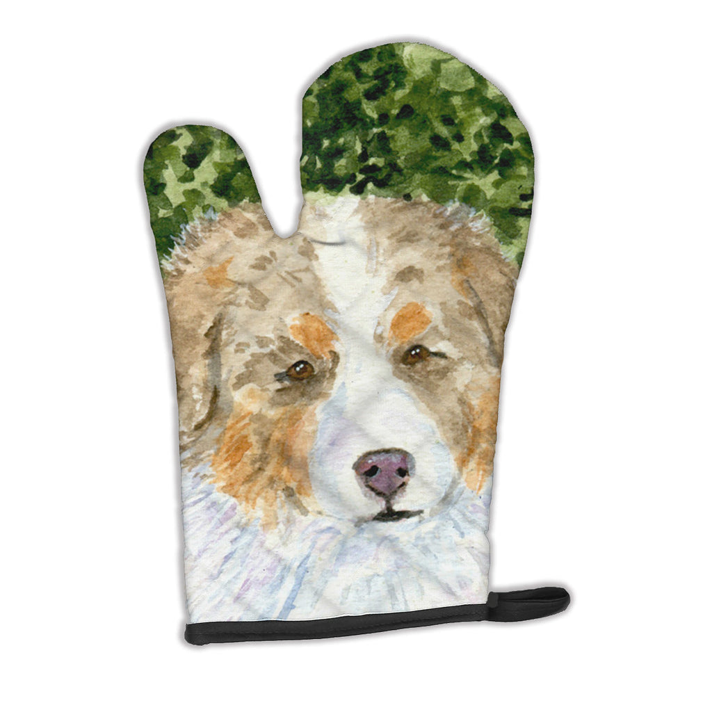 Australian Shepherd Oven Mitt Heat Resistant Thick Oven Mitt for Hot Pans and Oven, Kitchen Mitt Protect Hands, Cooking Baking Glove