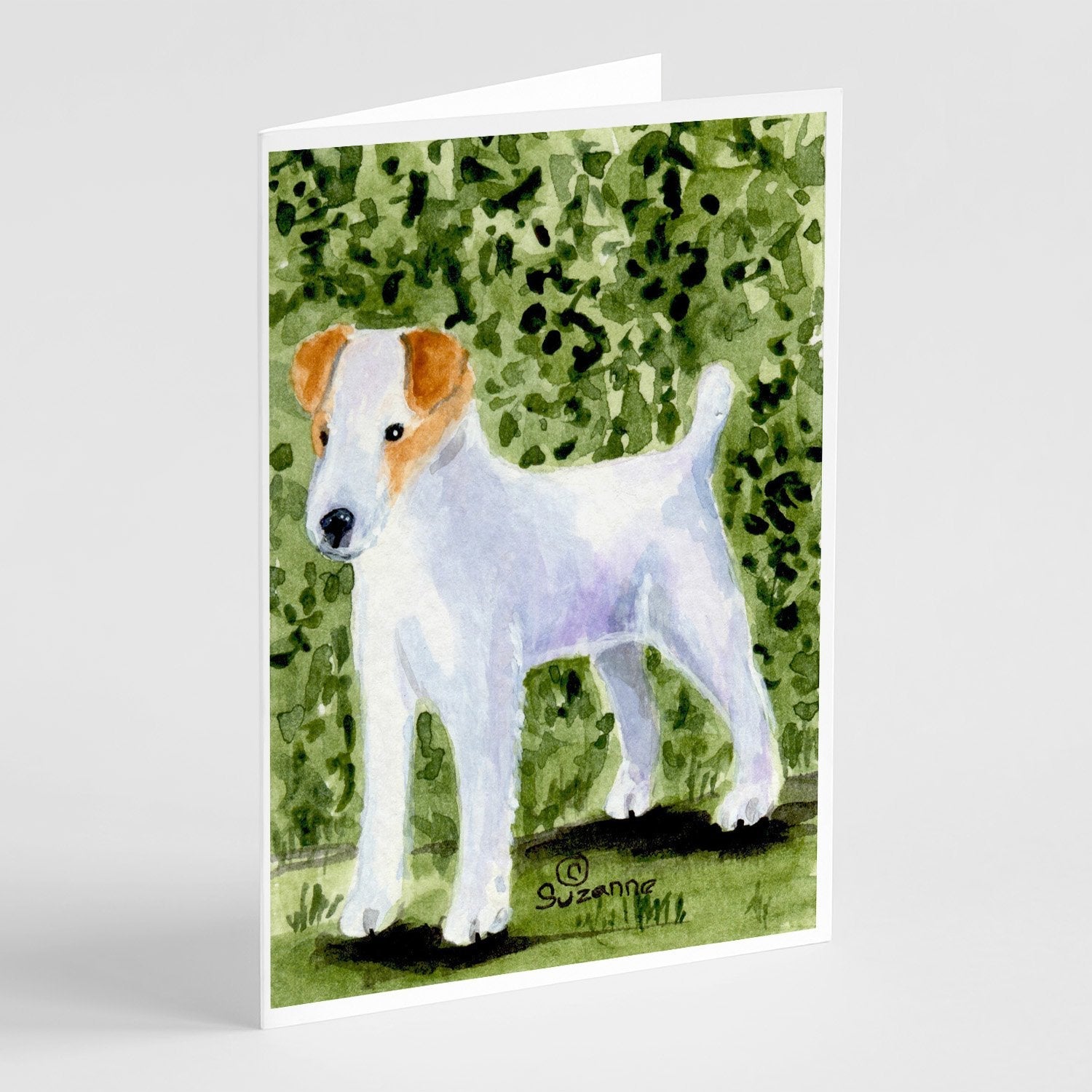 Jack Russell Terrier Greeting Cards Pack of 8 Blank Cards with Envelopes Whimsical A7 Size 5x7