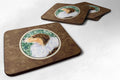 Australian Shepherd Foam Coasters Set of 4 Cup Coasters for Indoor Outdoor, Tabletop Protection, Anti Slip, Mouse pad Material