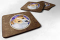 Jack Russell Terrier Foam Coasters Set of 4 Cup Coasters for Indoor Outdoor, Tabletop Protection, Anti Slip, Mouse pad Material