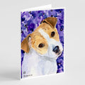 Jack Russell Terrier Greeting Cards Pack of 8 Blank Cards with Envelopes Whimsical A7 Size 5x7