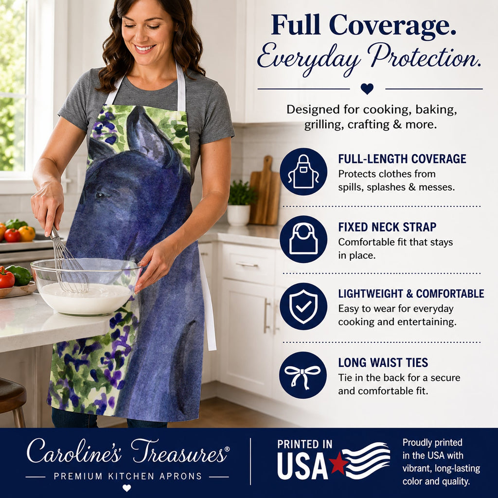 Great Dane Apron Cooking Kitchen Server Baking Crafts Gardening for Adult Women Men, Unisex, Large, Multicolor