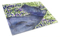 Great Dane Cutting Board Tempered Glass Kitchen Cutting Surface, Heat Resistant Chopping, Non-Slip Feet, Food Prep & Serving