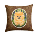 Pomeranian Decorative Throw Pillow 14x14 Indoor Outdoor Accent Cushion, Fabric Cover with Insert for Sofa, Bed, Porch & Living Room