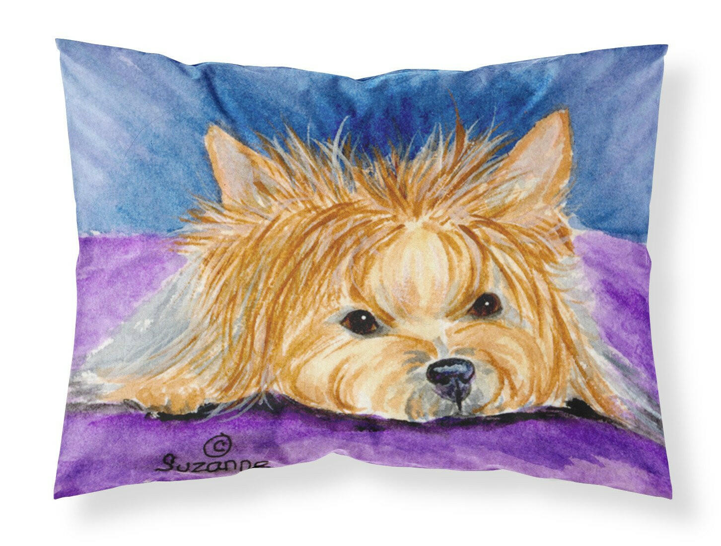 Yorkie Standard Pillowcase Lightweight Super Soft Easy Care Decorative Artwork Pillowcase, Standard