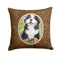 Bernese Mountain Dog Decorative Throw Pillow 14x14 Indoor Outdoor Accent Cushion, Fabric Cover with Insert for Sofa, Bed, Porch & Living Room