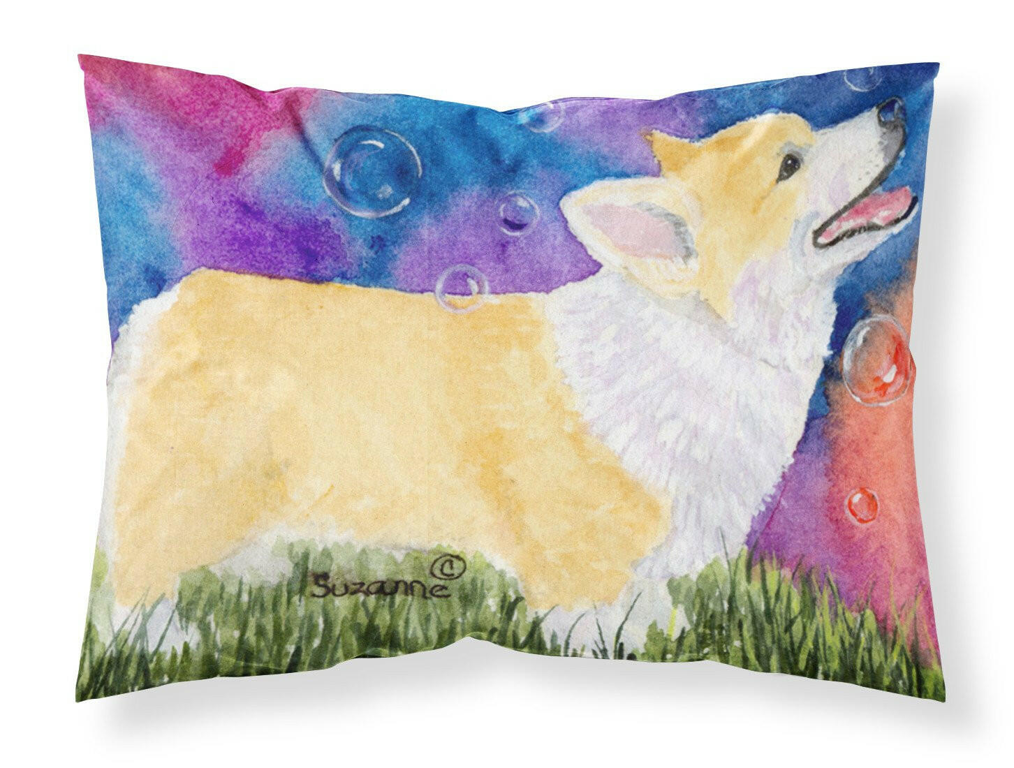 Corgi Standard Pillowcase Lightweight Super Soft Easy Care Decorative Artwork Pillowcase, Standard