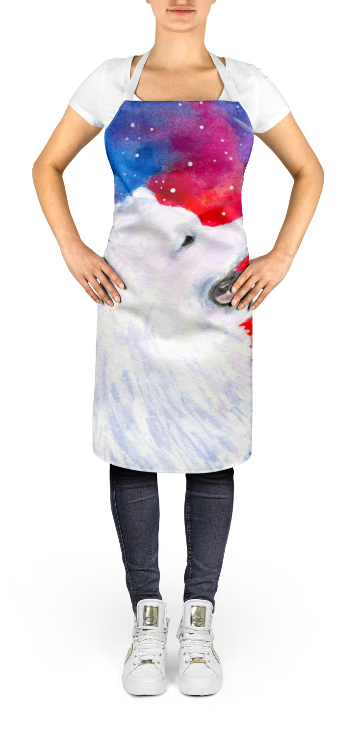 Samoyed Apron Cooking Kitchen Server Baking Crafts Gardening for Adult Women Men, Unisex, Large, Multicolor