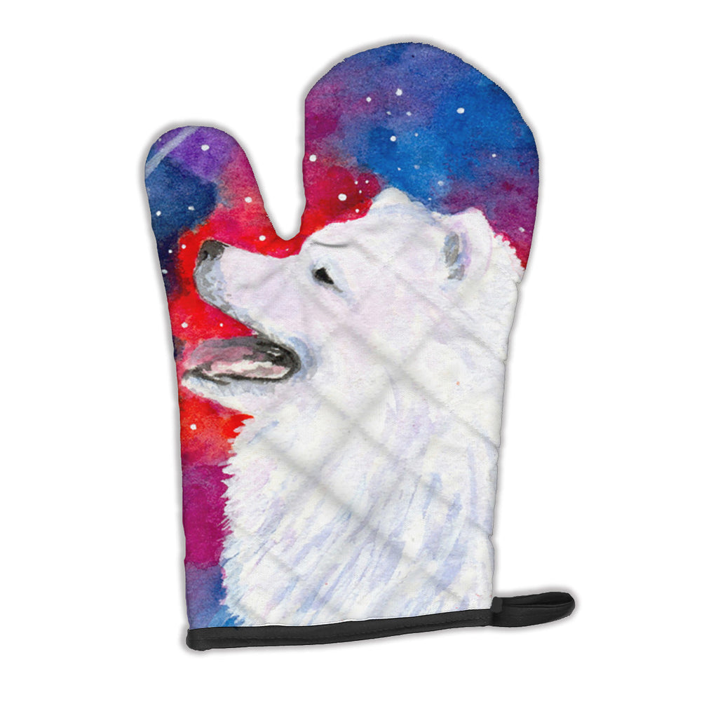 Samoyed Oven Mitt Heat Resistant Thick Oven Mitt for Hot Pans and Oven, Kitchen Mitt Protect Hands, Cooking Baking Glove