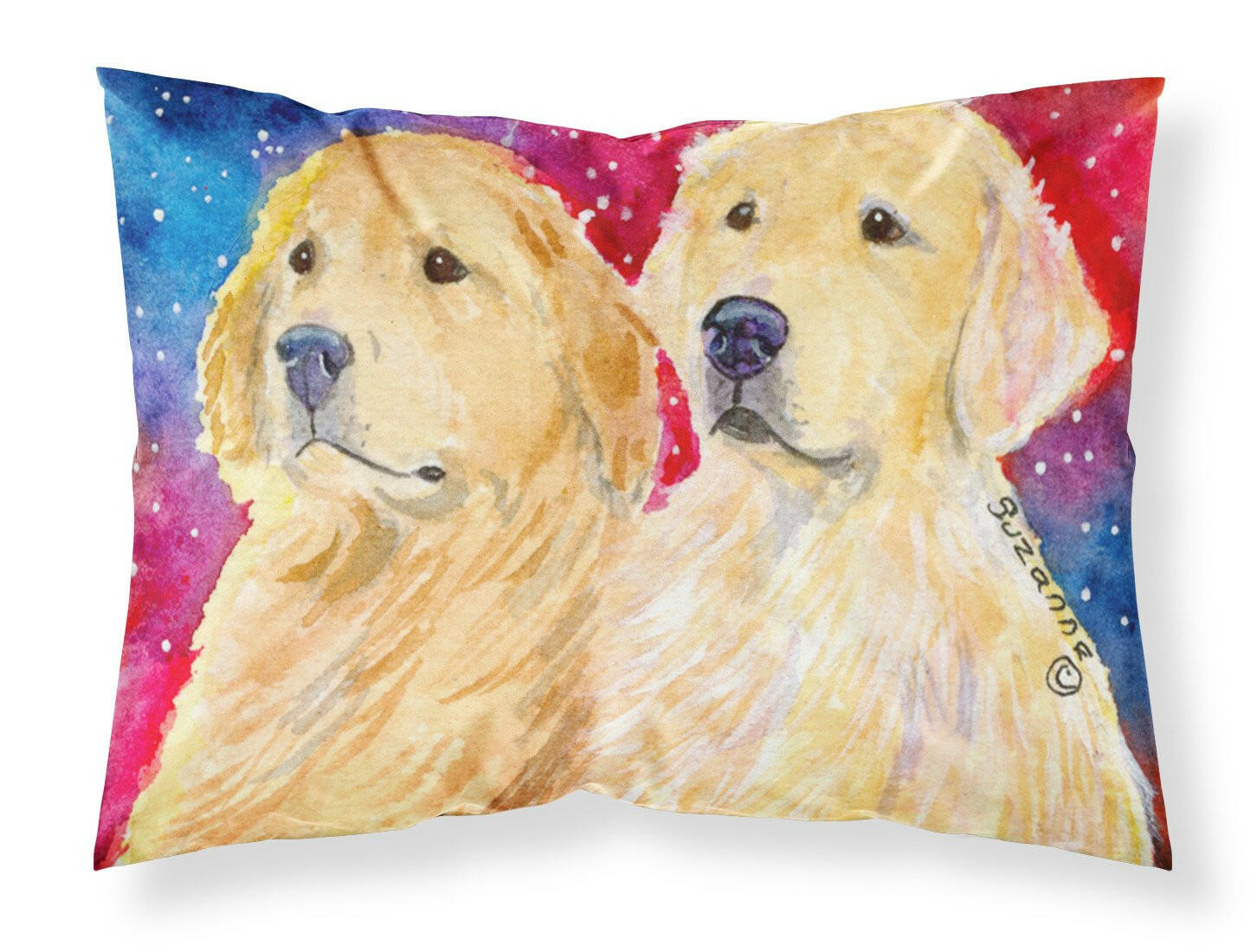 Golden Retriever Standard Pillowcase Lightweight Super Soft Easy Care Decorative Artwork Pillowcase, Standard