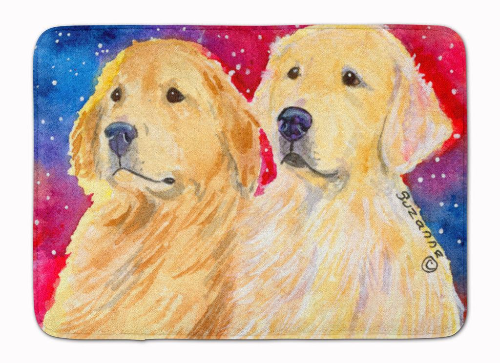 Golden Retriever Memory Foam Kitchen Mat Machine Washable Anti-Fatigue Cushion Comfort Bath or Kitchen Rug
