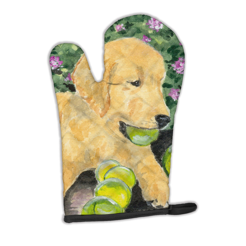 Golden Retriever Oven Mitt Heat Resistant Thick Oven Mitt for Hot Pans and Oven, Kitchen Mitt Protect Hands, Cooking Baking Glove