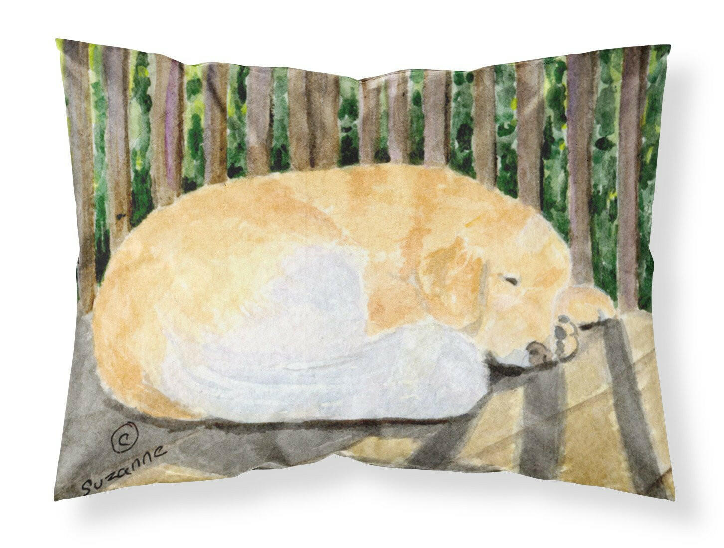 Golden Retriever Standard Pillowcase Lightweight Super Soft Easy Care Decorative Artwork Pillowcase, Standard