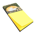 Golden Retriever Watercolor Sticky Note Holder Refillable Dispenser Desk Accessory 3x3 Pad Gift
