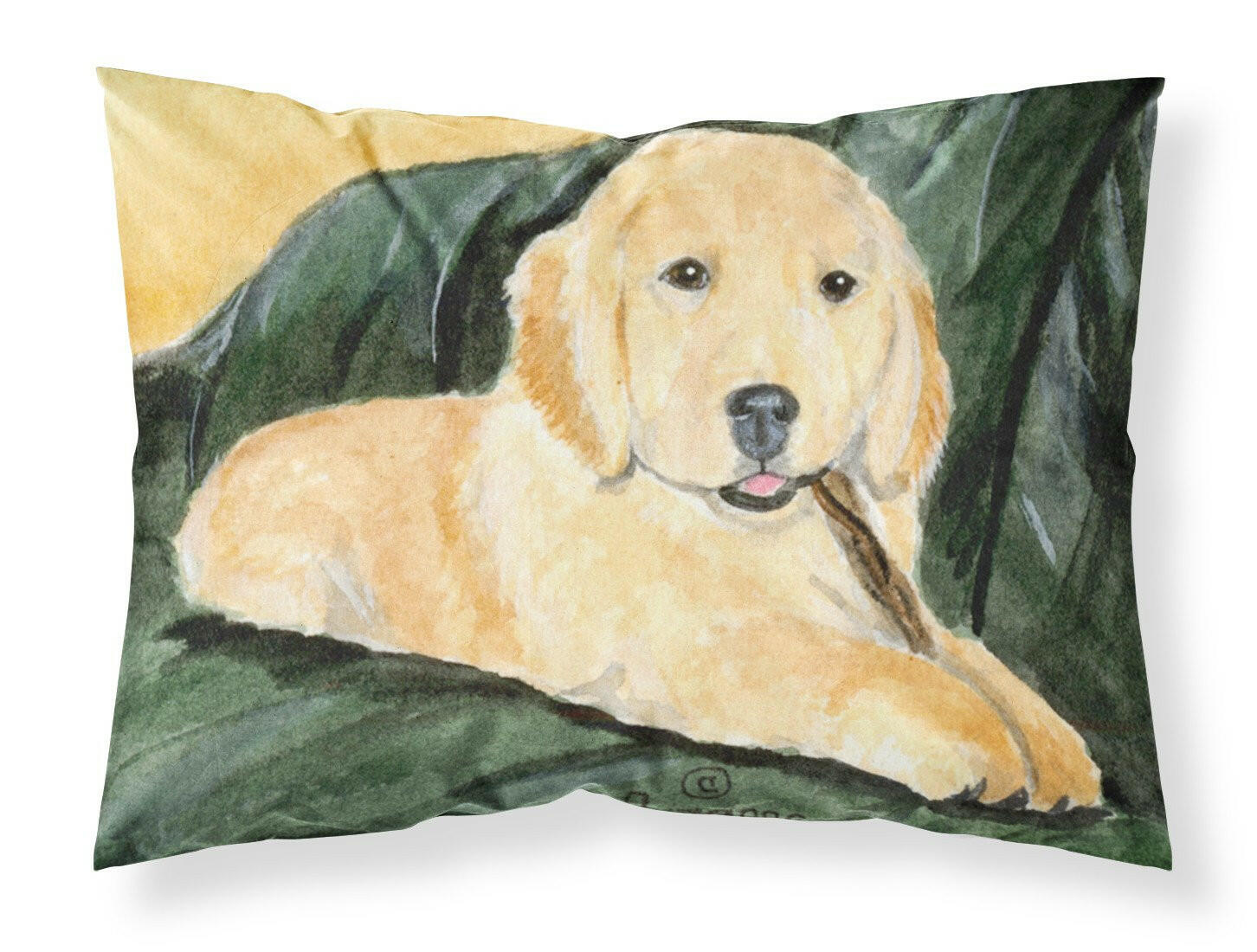 Golden Retriever Standard Pillowcase Lightweight Super Soft Easy Care Decorative Artwork Pillowcase, Standard