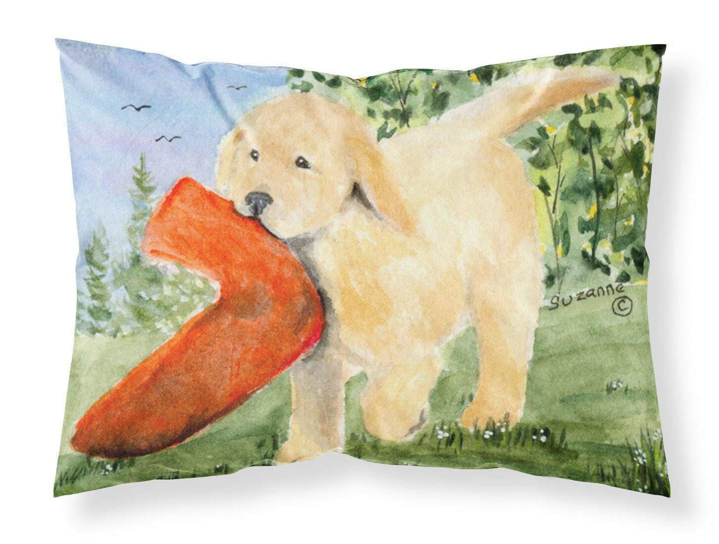 Golden Retriever Standard Pillowcase Lightweight Super Soft Easy Care Decorative Artwork Pillowcase, Standard