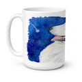 Great Pyrenees Ceramic Coffee Mug 15 oz Decorative Large C Handle Mug Cup for Tea, Cocoa Hot Chocolate