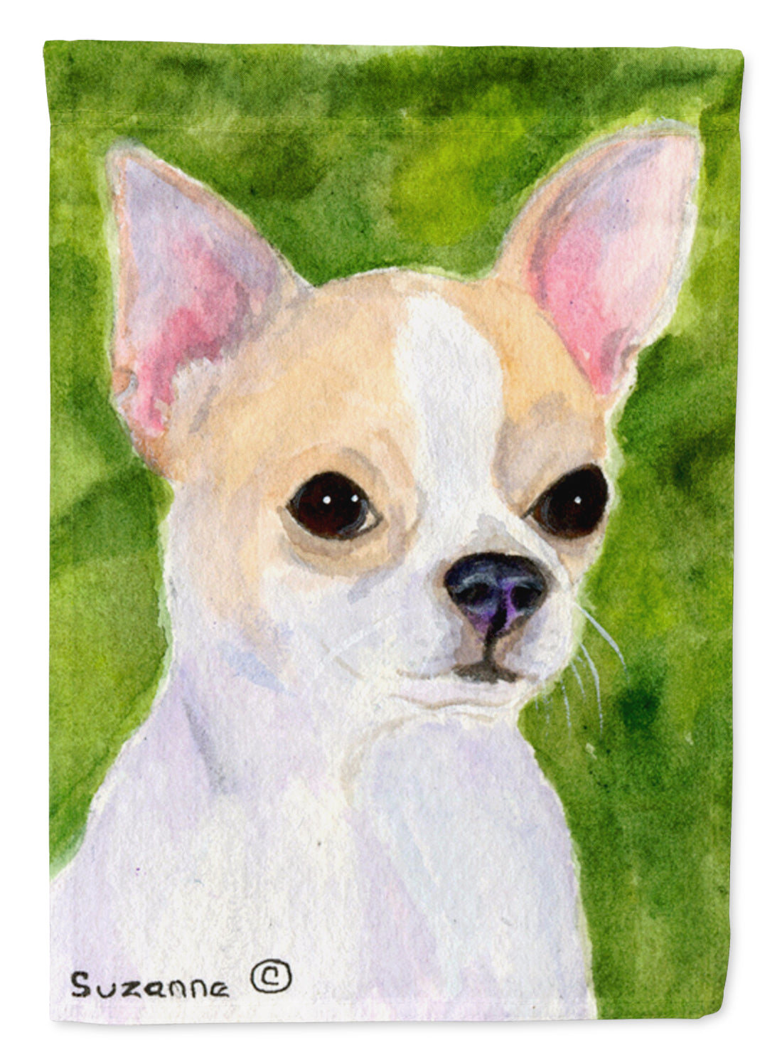 Chihuahua House Flag 28x40 Porch Sleeve Pole Decorative Outside Yard Banner Artwork Wall Hanging, Polyester