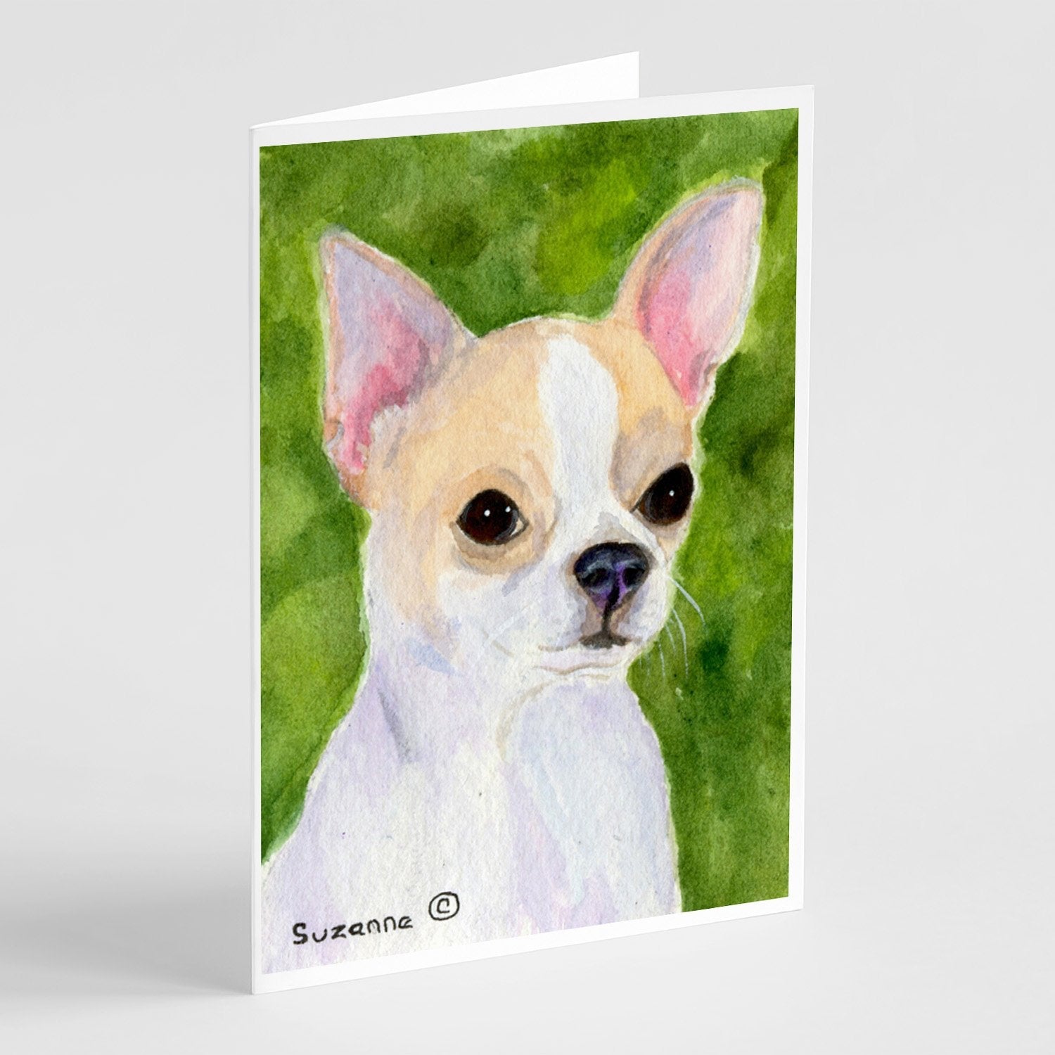 Chihuahua Greeting Cards Pack of 8 Blank Cards with Envelopes Whimsical A7 Size 5x7