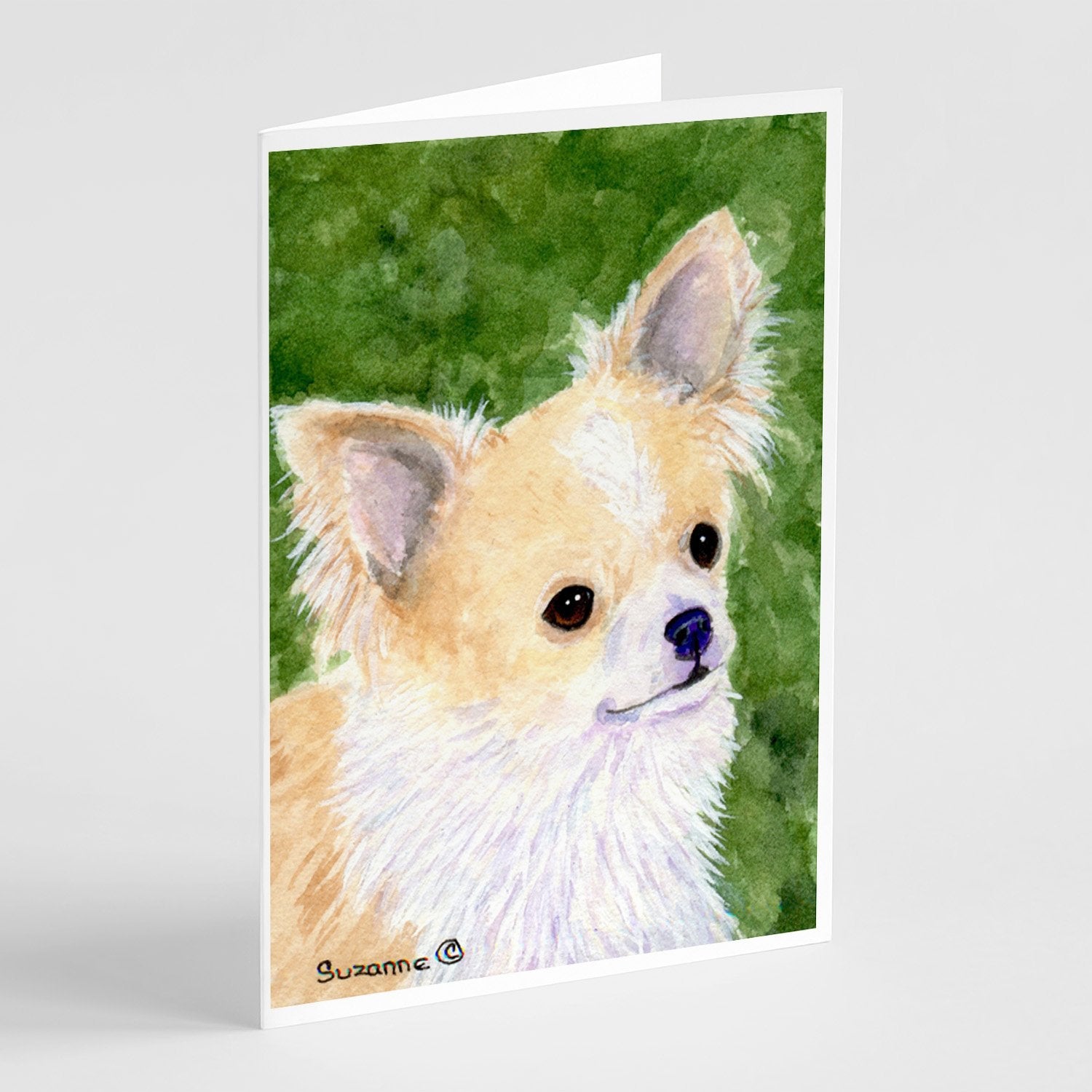 Chihuahua Greeting Cards Pack of 8 Blank Cards with Envelopes Whimsical A7 Size 5x7
