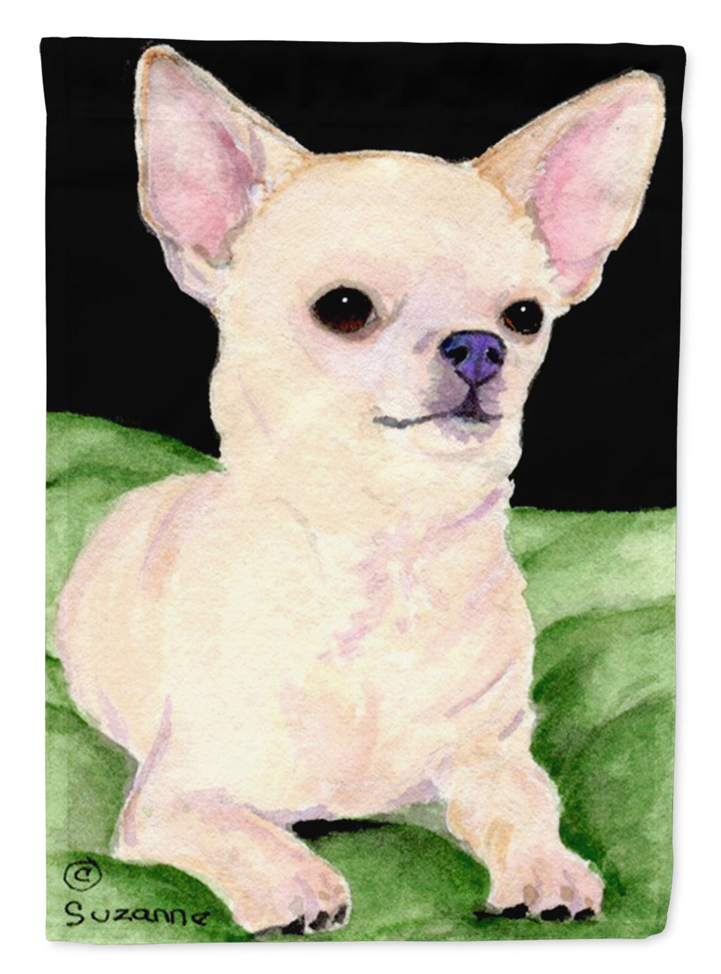 Chihuahua House Flag 28x40 Porch Sleeve Pole Decorative Outside Yard Banner Artwork Wall Hanging, Polyester