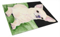 Chihuahua Cutting Board Tempered Glass Kitchen Cutting Surface, Heat Resistant Chopping, Non-Slip Feet, Food Prep & Serving