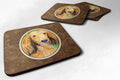 Dachshund Foam Coasters Set of 4 Cup Coasters for Indoor Outdoor, Tabletop Protection, Anti Slip, Mouse pad Material