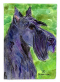 Scottish Terrier House Flag 28x40 Porch Sleeve Pole Decorative Outside Yard Banner Artwork Wall Hanging, Polyester