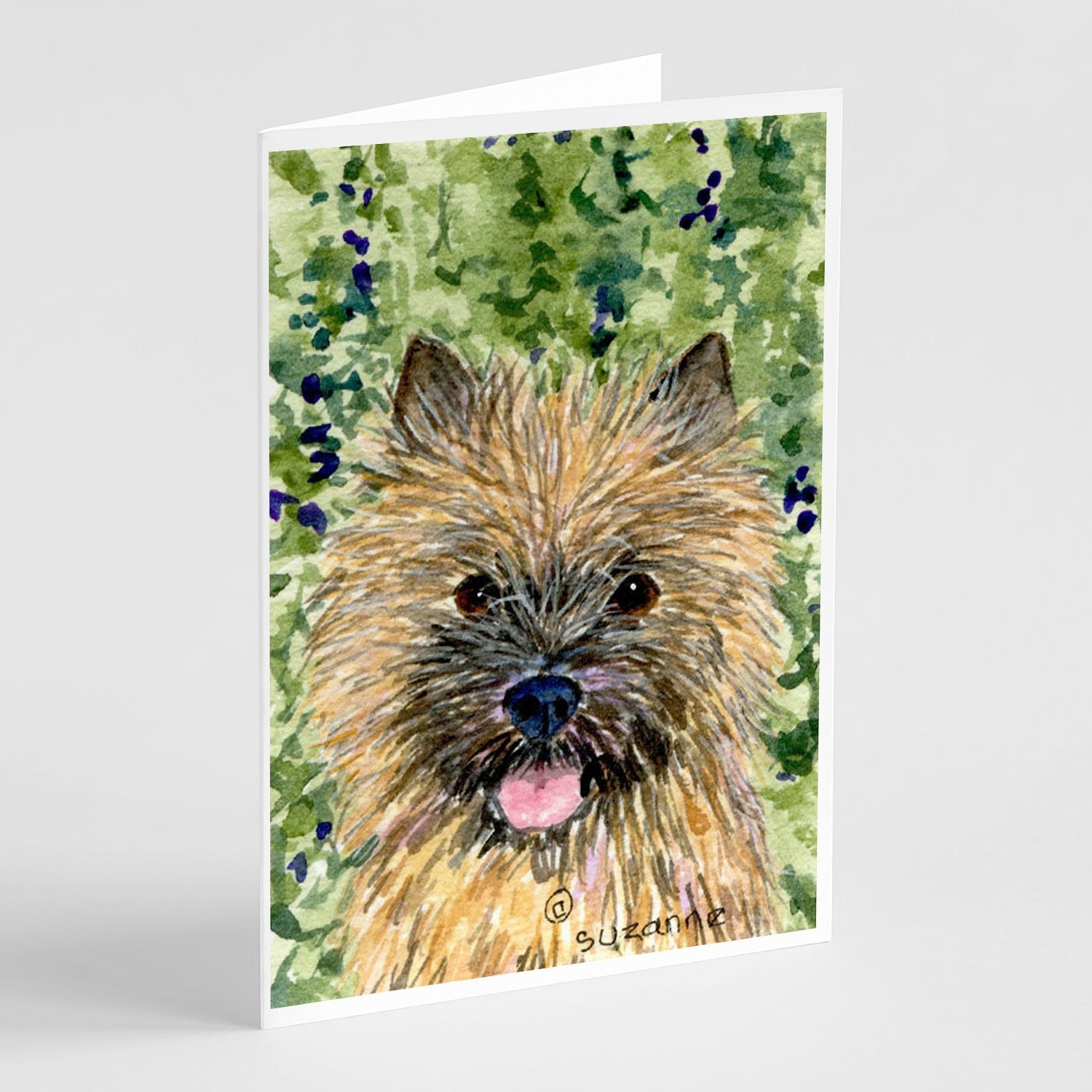 Cairn Terrier Greeting Cards Pack of 8 Blank Cards with Envelopes Whimsical A7 Size 5x7