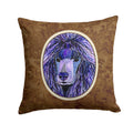 Poodle Decorative Throw Pillow 14x14 Indoor Outdoor Accent Cushion, Fabric Cover with Insert for Sofa, Bed, Porch & Living Room