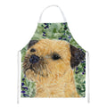 Border Terrier Apron Cooking Kitchen Server Baking Crafts Gardening for Adult Women Men, Unisex, Large, Multicolor