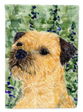 Border Terrier House Flag 28x40 Porch Sleeve Pole Decorative Outside Yard Banner Artwork Wall Hanging, Polyester