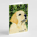 Labrador Greeting Cards Pack of 8 Blank Cards with Envelopes Whimsical A7 Size 5x7
