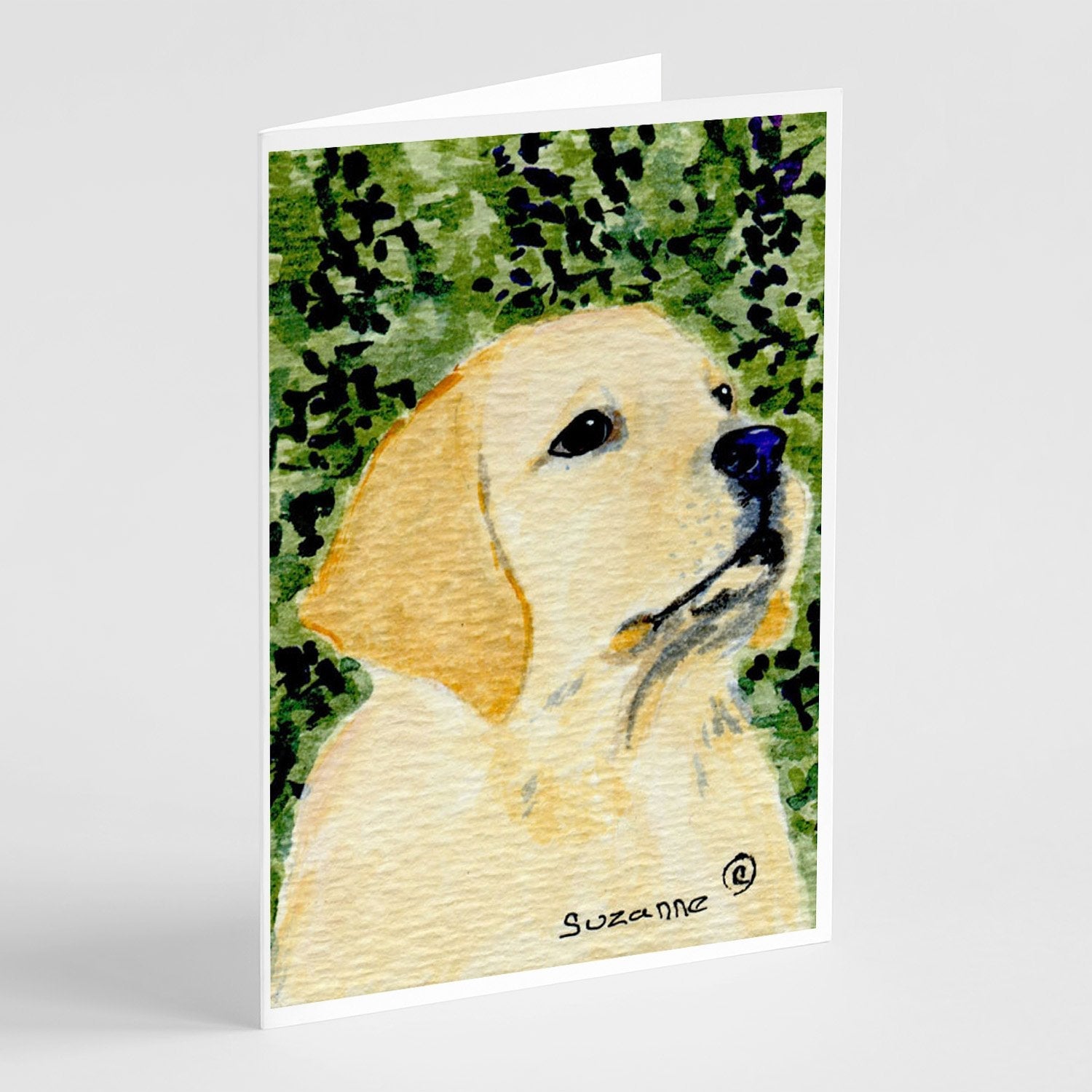 Labrador Greeting Cards Pack of 8 Blank Cards with Envelopes Whimsical A7 Size 5x7