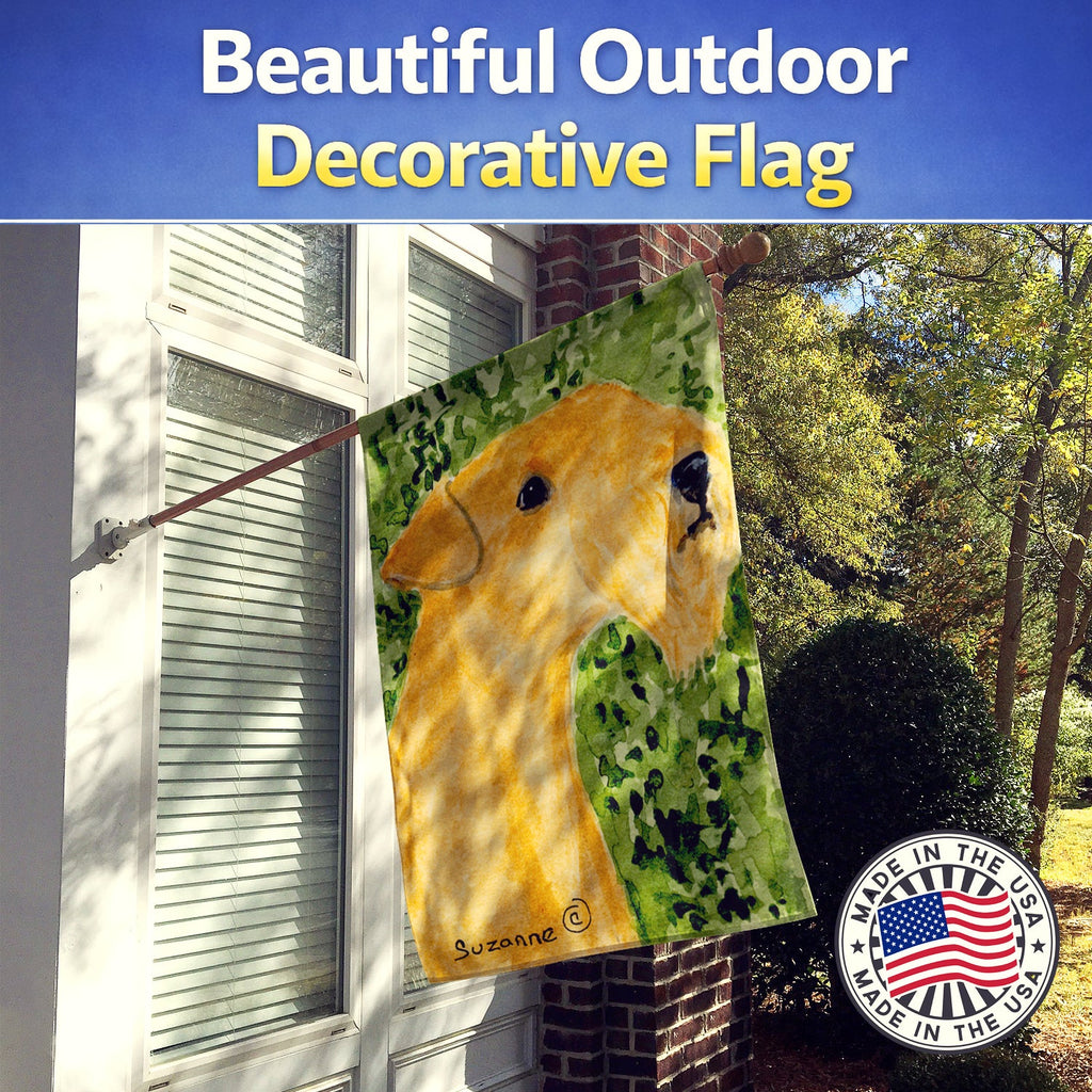 Lakeland Terrier House Flag 28x40 Porch Sleeve Pole Decorative Outside Yard Banner Artwork Wall Hanging, Polyester