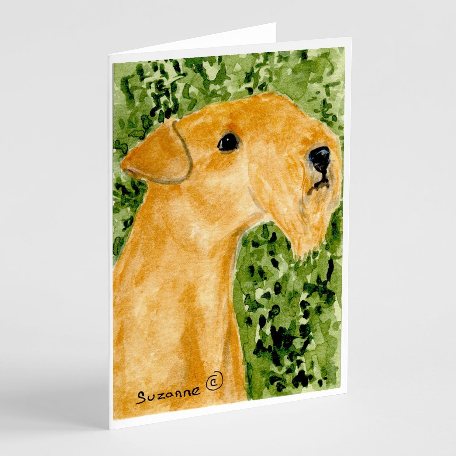 Lakeland Terrier Greeting Cards Pack of 8 Blank Cards with Envelopes Whimsical A7 Size 5x7