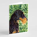 Dachshund Greeting Cards Pack of 8 Blank Cards with Envelopes Whimsical A7 Size 5x7