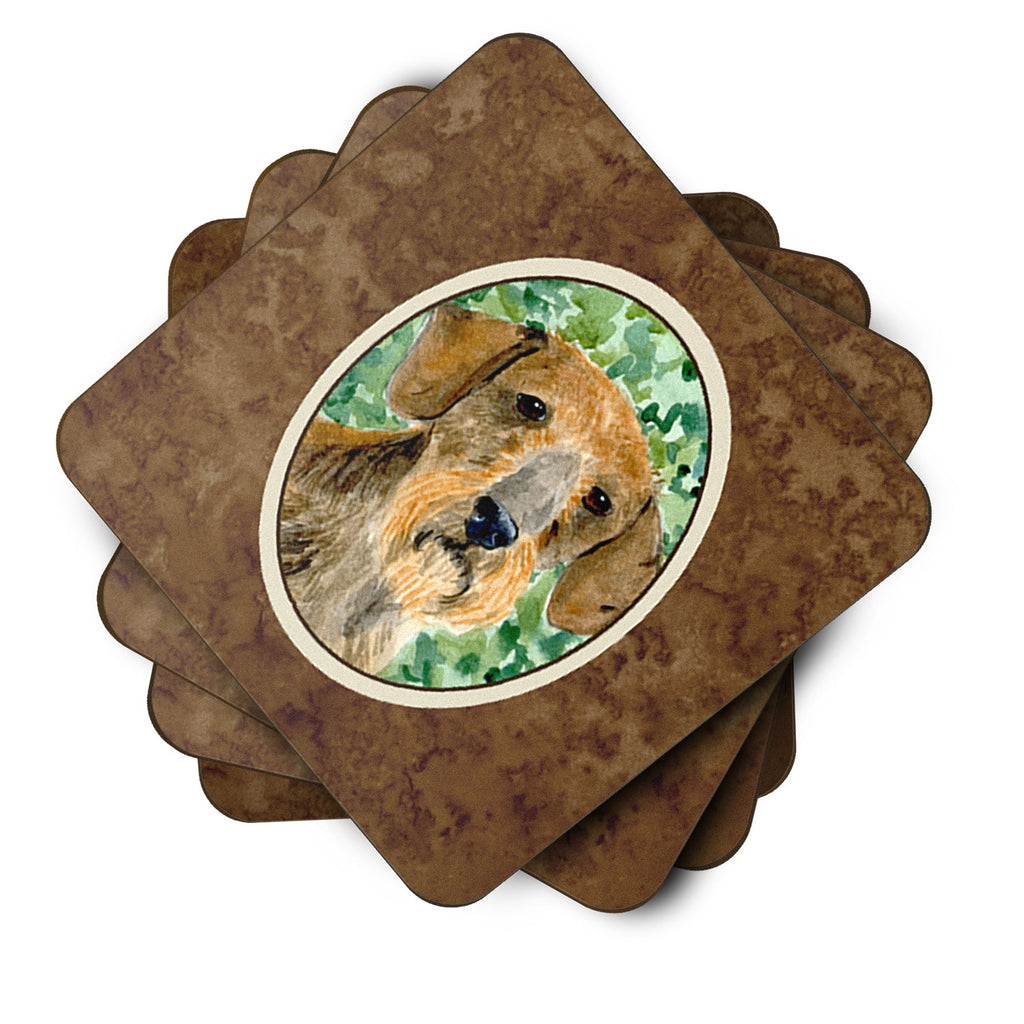 Dachshund Foam Coasters Set of 4 Cup Coasters for Indoor Outdoor, Tabletop Protection, Anti Slip, Mouse pad Material