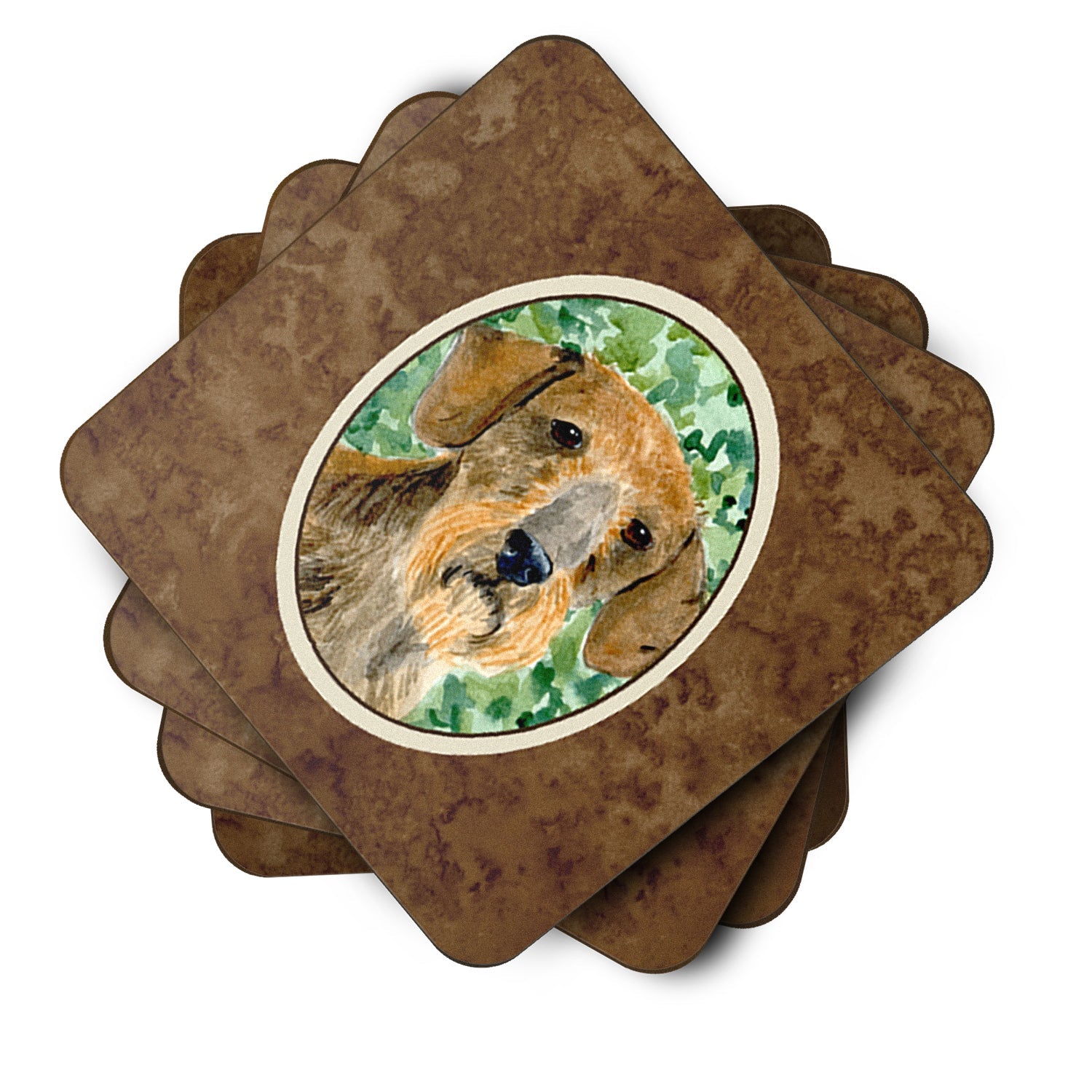 Dachshund Foam Coasters Set of 4 Cup Coasters for Indoor Outdoor, Tabletop Protection, Anti Slip, Mouse pad Material