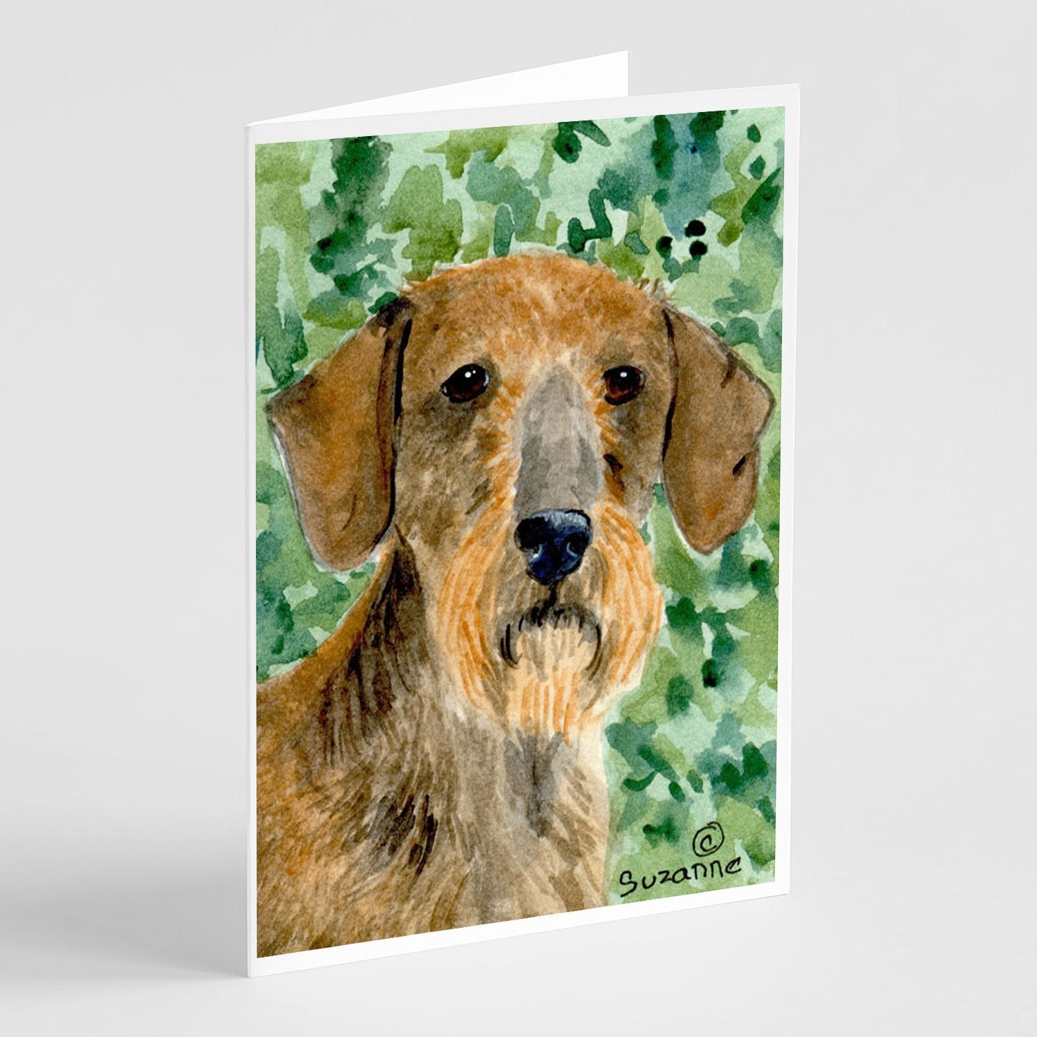 Dachshund Greeting Cards Pack of 8 Blank Cards with Envelopes Whimsical A7 Size 5x7