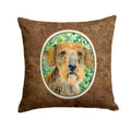 Dachshund Decorative Throw Pillow 14x14 Indoor Outdoor Accent Cushion, Fabric Cover with Insert for Sofa, Bed, Porch & Living Room