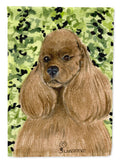 Cocker Spaniel House Flag 28x40 Porch Sleeve Pole Decorative Outside Yard Banner Artwork Wall Hanging, Polyester