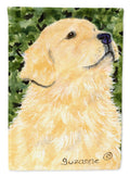 Golden Retriever House Flag 28x40 Porch Sleeve Pole Decorative Outside Yard Banner Artwork Wall Hanging, Polyester