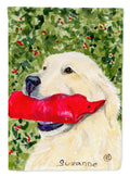 Golden Retriever House Flag 28x40 Porch Sleeve Pole Decorative Outside Yard Banner Artwork Wall Hanging, Polyester