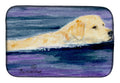 Golden Retriever Dish Drying Mat Absorbent Dish Drying Mat Pad for Kitchen Counter Dish Drainer Mat for Countertop, 14 x 21", Multicolor
