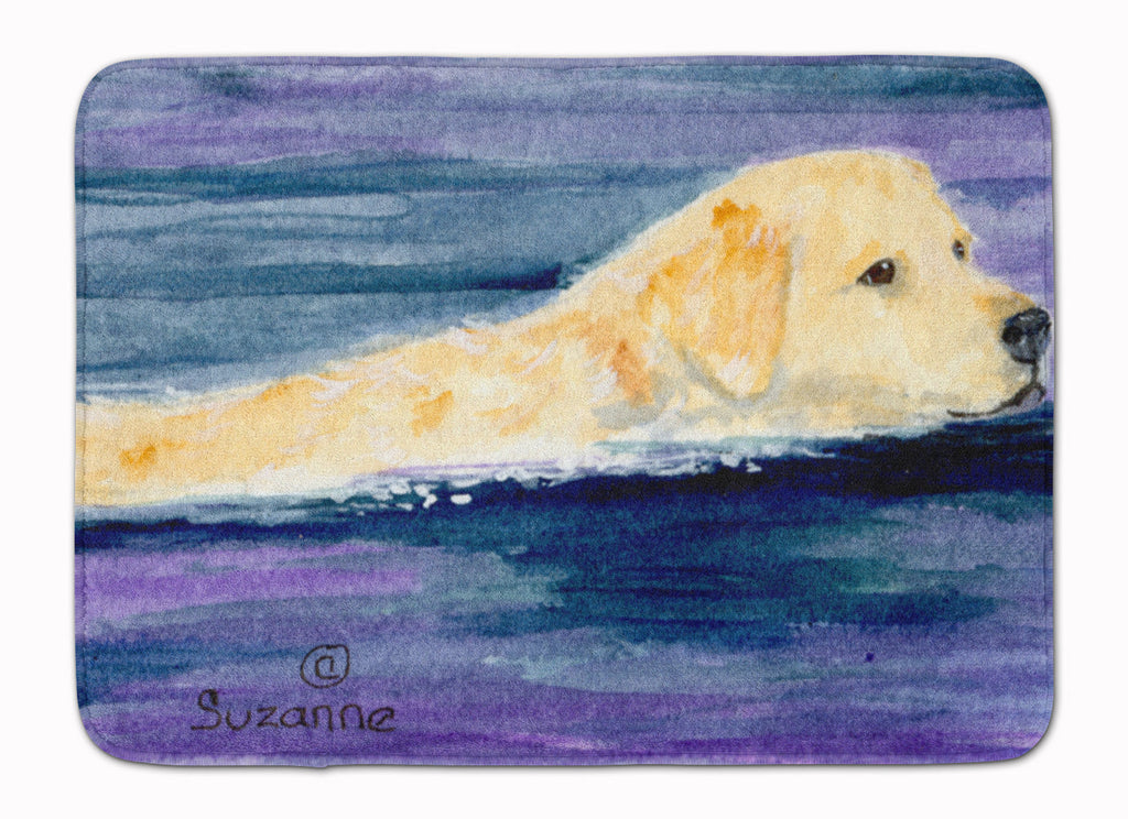 Golden Retriever Memory Foam Kitchen Mat Machine Washable Anti-Fatigue Cushion Comfort Bath or Kitchen Rug