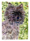 Cairn Terrier House Flag 28x40 Porch Sleeve Pole Decorative Outside Yard Banner Artwork Wall Hanging, Polyester