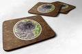 Cairn Terrier Foam Coasters Set of 4 Cup Coasters for Indoor Outdoor, Tabletop Protection, Anti Slip, Mouse pad Material